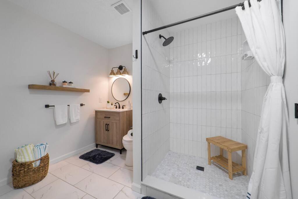New Modern Bungalow Close To Downtown! Fully Fenced Yard St. Augustine Dış mekan fotoğraf