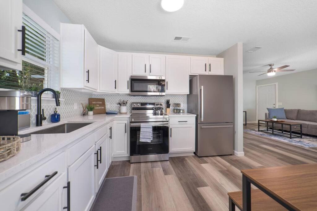 New Modern Bungalow Close To Downtown! Fully Fenced Yard St. Augustine Dış mekan fotoğraf